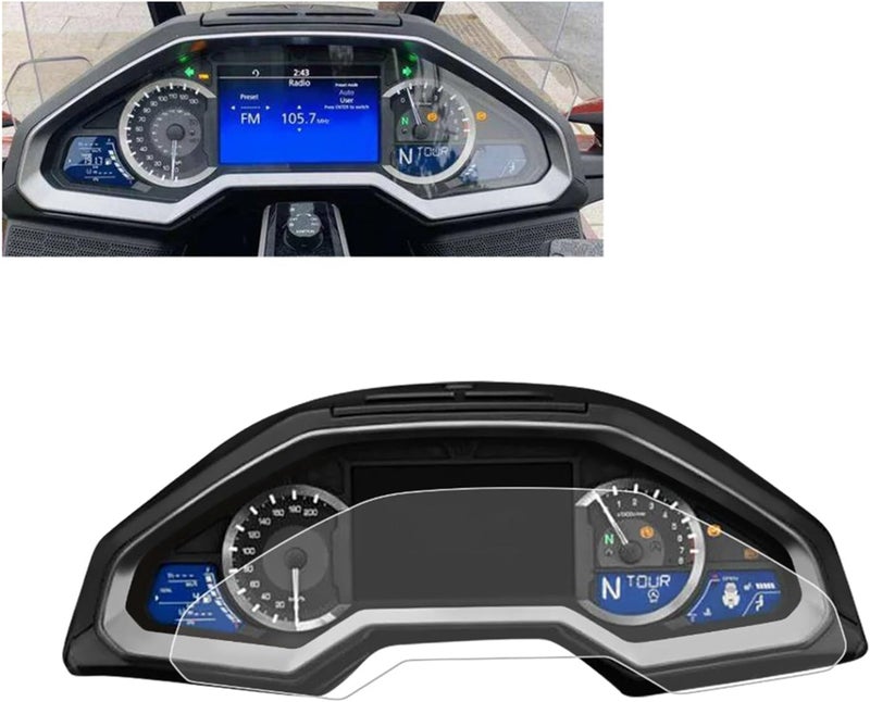 HAONEL 2 Set Instrument Film Dashboard Screen Protector Replacement for Honda Goldwing 1800 GL1800 2018-2023 2024 2025 Cluster Display Screen Protective Cover - Image 1